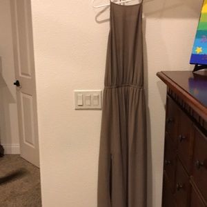 Show me you mumu. Brown “Dune chiffon” dress